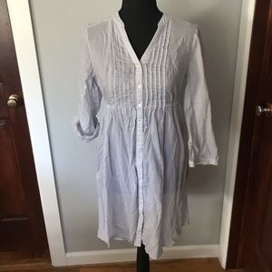 H&M Blue and White Striped Dress/Tunic 🤍💙 Size 8